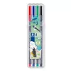 Tűfilc készlet, 0,3 mm, STAEDTLER "Triplus 334", 4 különböző szín