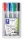 Flipchart marker, 2 mm, kúpos, STAEDTLER "Lumocolor 356", 4 különböző szín