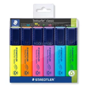   Szövegkiemelő készlet, 1-5 mm, STAEDTLER "Textsurfer Classic 364", 6 különböző szín