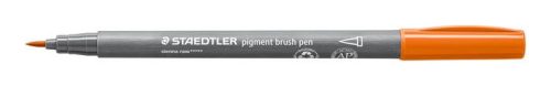 Ecsetirón készlet, STAEDTLER "Pigment brush 371", 12 különböző természeti szín