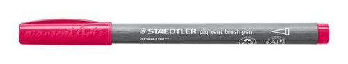 Ecsetirón készlet, STAEDTLER "Pigment brush 371", 12 különböző természeti szín