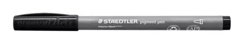 Filctoll, 1 mm, kúpos, 2 db, STAEDTLER® "Pigment pen 376", intenzív fekete