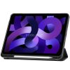Apple iPad Air (2020 / 2022) / iPad Air 11 (2024 / 2025), mappa tok, közepesen ütésálló, érintőceruza tartó, érintőceruza nélkül, Smart Case, TP SC Pen Holder, fekete