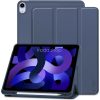 Apple iPad Air (2020 / 2022) / iPad Air 11 (2024 / 2025), mappa tok, közepesen ütésálló, érintőceruza tartó, érintőceruza nélkül, Smart Case, TP SC Pen Holder, sötétkék