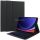 Samsung Galaxy Tab S9 FE (10.9) / Tab S10 FE (10.9) SM-X510 / X516B / X520 / X526, Bluetooth billentyűzetes mappa tok, érintőceruza tartó, érintőceruza nélkül, TP SC Pen Holder + Keyboard, fekete