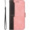 Xiaomi Redmi 13C 4G / Redmi 13C 5G / Poco C65, Oldalra nyíló tok, stand, kártyatartóval, kézpánttal, Wooze Colour Wallet, rózsaszín
