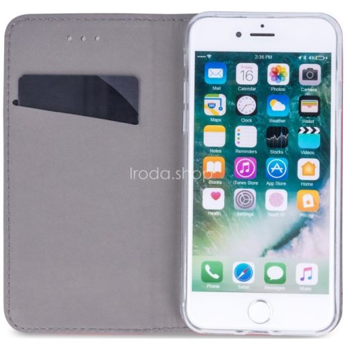 Xiaomi Redmi Note 13 Pro Plus 5G, Oldalra nyíló tok, stand, Smart Magnet, piros