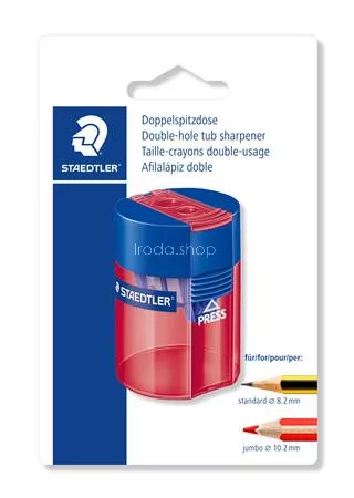 Hegyező, kétlyukú, STAEDTLER "511 006", vegyes színek