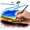 Akvarell ceruza készlet, ecsettel, radírral, hegyezővel, grafitceruzával, STAEDTLER® "146 10C", 12 különböző szín