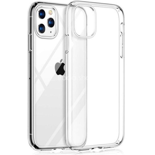 Apple iPhone 16 Plus, Szilikon tok, átlátszó