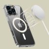 Samsung Galaxy S24 FE SM-S721, Műanyag hátlap védőtok + szilikon keret, Magsafe töltővel kompatibilis, FlexAir Hybrid Magsafe, átlátszó