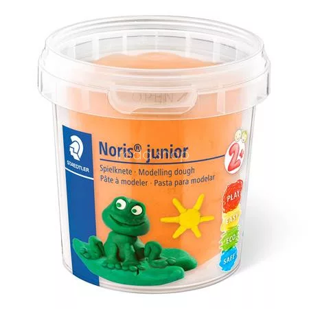 Modellező gyurma készlet, STAEDTLER "Noris® junior 813", 4 különböző neon szín