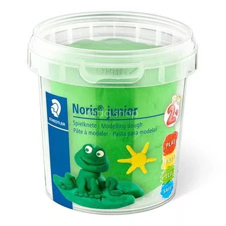 Modellező gyurma készlet, STAEDTLER "Noris® junior 813", 4 különböző neon szín