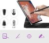 Univerzális toll, (bármilyen kapacitív kijelzőhöz), USP100 4-TIP Stylus Pen, sárga/zöld