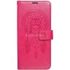 Samsung Galaxy A16 4G / A16 5G SM-A165F / A166B, Oldalra nyíló tok, kártyatartóval, kézpánttal, Álomfogó minta, Mezzo Book, mintás/magenta