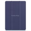 Samsung Galaxy Tab S6 Lite 10.4 (2020 / 2022 / 2024) SM-P610 / P615 / P613 / P619 / P620 / P625, mappa tok, érintőceruza tartó, érintőceruza nélkül, Trifold, Wooze Trifold Pencil Holder, sötétkék