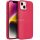 Samsung Galaxy A36 5G SM-A366B, Szilikon tok, közepesen ütésálló, fémhatású kamera keret, Frame Case, magenta