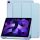 Apple iPad Air (2020 / 2022) / iPad Air 11 (2024 / 2025), mappa tok, közepesen ütésálló, érintőceruza tartó, érintőceruza nélkül, Smart Case, TP SC Pen Holder, világoskék