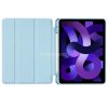 Apple iPad Air (2020 / 2022) / iPad Air 11 (2024 / 2025), mappa tok, közepesen ütésálló, érintőceruza tartó, érintőceruza nélkül, Smart Case, TP SC Pen Holder, világoskék