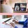 Apple iPad 10.9 (2022) / iPad 11 (2025), mappa tok, közepesen ütésálló, érintőceruza tartó, érintőceruza nélkül, átlátszó hátlap, Smart Case, TP SC Pen Holder Hybrid, szürke