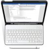 Apple iPad Air (2020 / 2022) / iPad Air 11 (2024 / 2025), Bluetooth billentyűzetes mappa tok, érintőceruza tartó, érintőceruza nélkül, TP SC Pen Holder + Keyboard, fekete