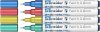 Akrilmarker készlet, 0,8 mm, SCHNEIDER "Paint-It 010", 4 különböző metálszín