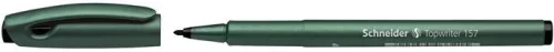 Filctoll, 0,8 mm, SCHNEIDER "Topwriter 157", fekete