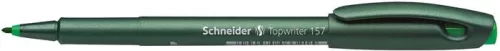 Filctoll, 0,8 mm, SCHNEIDER "Topwriter 157", zöld