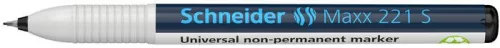 Alkoholmentes marker, OHP, 0,4 mm, SCHNEIDER "Maxx 221 S", fekete