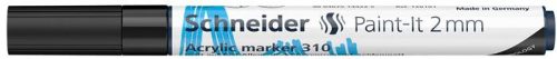 Dekormarker, akril, 2 mm, SCHNEIDER "Paint-It 310", fekete