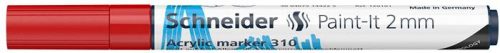 Dekormarker, akril, 2 mm, SCHNEIDER "Paint-It 310", piros