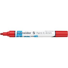   Dekormarker, akril, 4 mm, SCHNEIDER "Paint-It 320", piros