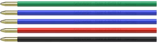 Golyóstollbetét, 0,5 mm, SCHNEIDER "Take 4", 4 különböző szín