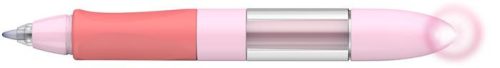 Rollertoll, írástanuló, patronos, M-es, SCHNEIDER "Base Senso", rózsaszín-piros