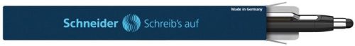 Golyóstoll, 0,7 mm, nyomógombos, érintőképernyőhöz, fekete-arany tolltest,SCHNEIDER "Epsilon Touch XB", kék