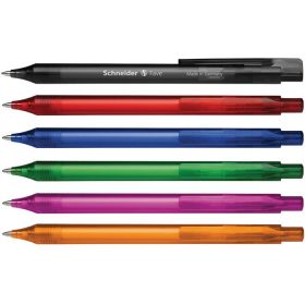   Golyóstoll, 0,5 mm, nyomógombos, SCHNEIDER "Fave", vegyes színek
