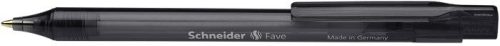 Golyóstoll, 0,5 mm, nyomógombos, SCHNEIDER "Fave", vegyes színek
