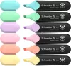 Szövegkiemelő készlet, 1-5 mm, SCHNEIDER "Job Pastel", 6 különböző pasztell szín