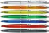 Golyóstoll, 0,5 mm, nyomógombos, vegyes színű test, SCHNEIDER "K20 Icy", kék
