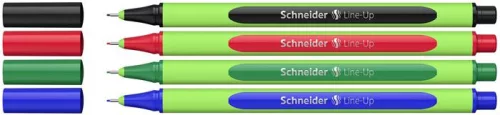 Tűfilc készlet, 0,4 mm, SCHNEIDER "Line-Up", 4 különböző szín