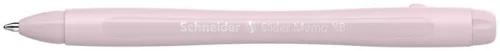 Golyóstoll, 0,7 mm, kupakos, SCHNEIDER "Slider Memo XB", gyöngy
