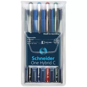   Rollertoll készlet, 0,5 mm, SCHNEIDER "One Hybrid C", 4 szín