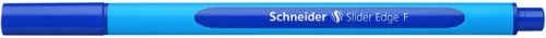 Golyóstoll, 0,3 mm, kupakos, SCHNEIDER "Slider Edge F", kék
