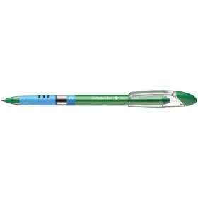   Golyóstoll, 0,5 mm, kupakos, SCHNEIDER "Slider Basic M", zöld