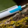 Golyóstoll, 0,7 mm, nyomógombos, SCHNEIDER "Slider Xite", kék