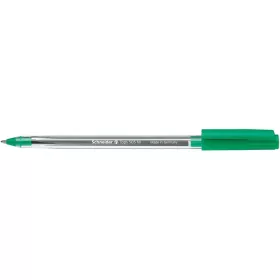   Golyóstoll, 0,5 mm, kupakos, SCHNEIDER "Tops 505 M", zöld