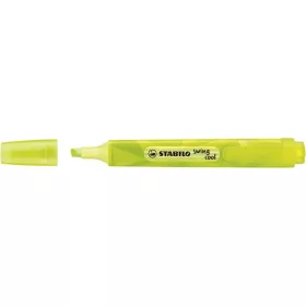   Szövegkiemelő, 1-4 mm, STABILO "Swing Cool", sárga