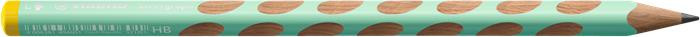 Grafitceruza, HB, háromszögletű, balkezes, STABILO, "EASYgraph", pasztell zöld