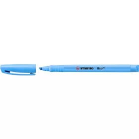 Szövegkiemelő, 1-3,5 mm, STABILO "Flash", kék