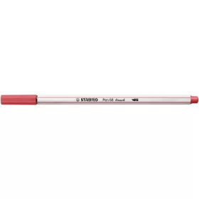 Ecsetirón, STABILO "Pen 68 brush", rozsdavörös